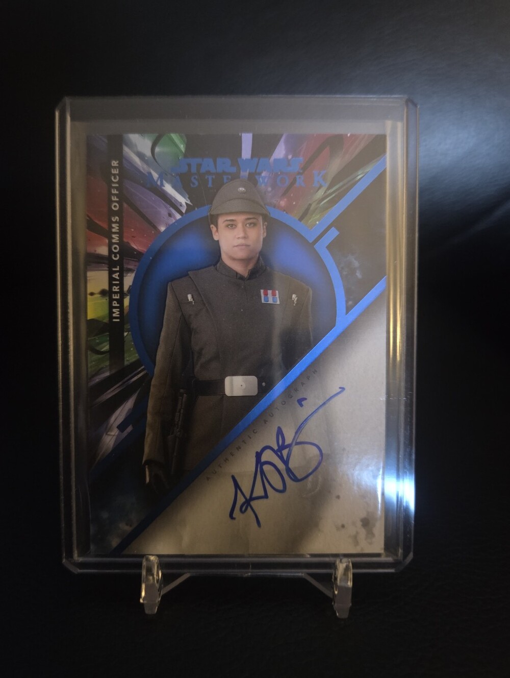Topps Star Wars Masterwork Imperial Comms Officer Autograph Card #98/99